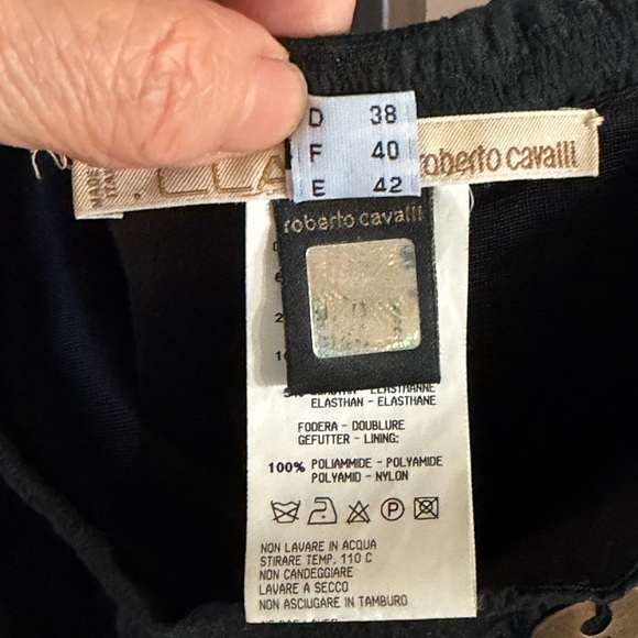 Vintage Roberto Cavalli FREAKY Black and Floral Skirt - Picture 12 of 16